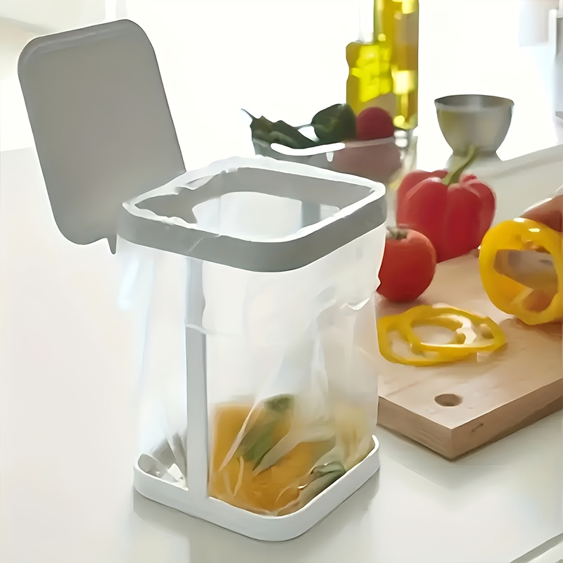 Home Bathroom Trash Can - Poubelle de bureau pliable, petite poubelle