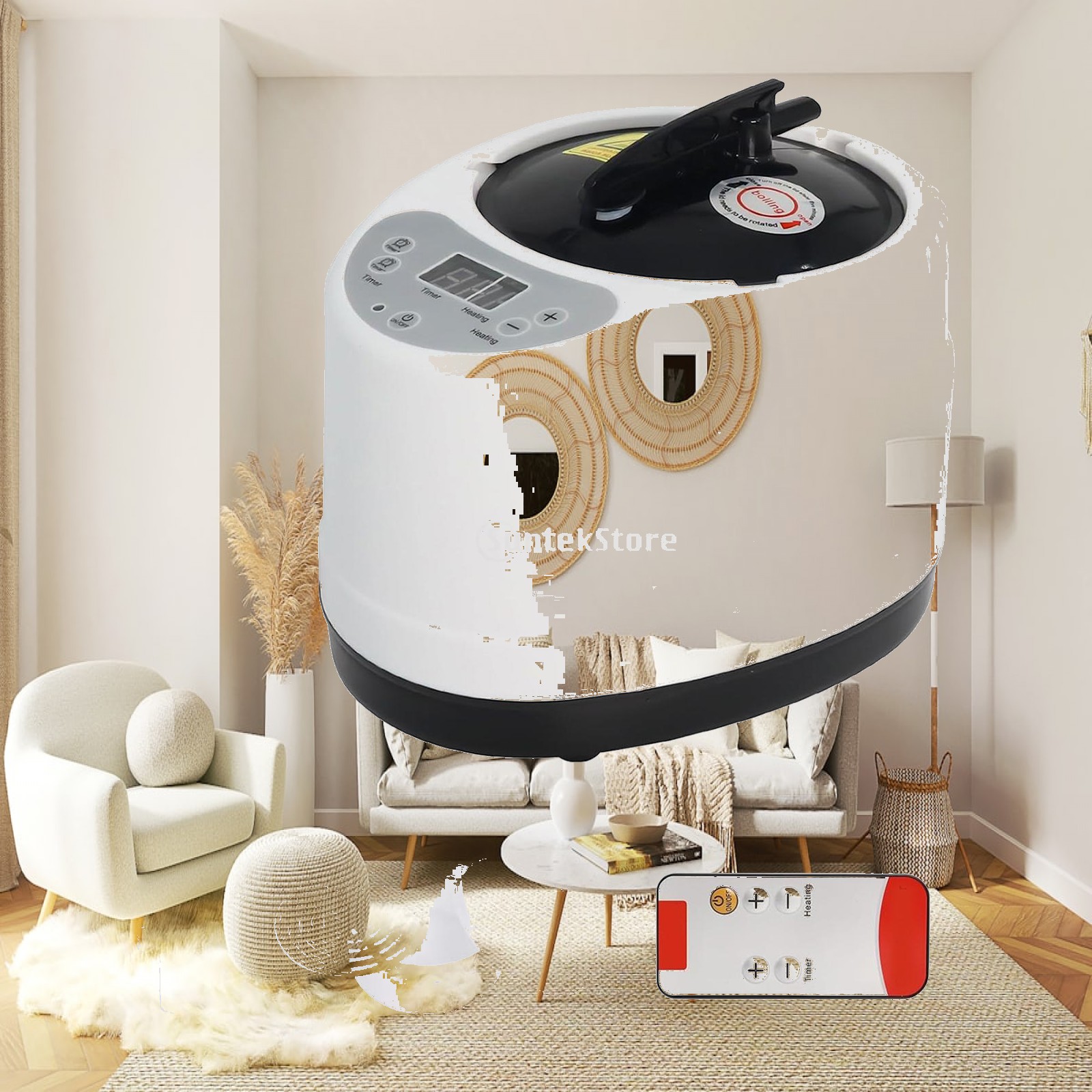 Home Bathroom Sauna - Générateur de vapeur portable 3L pour