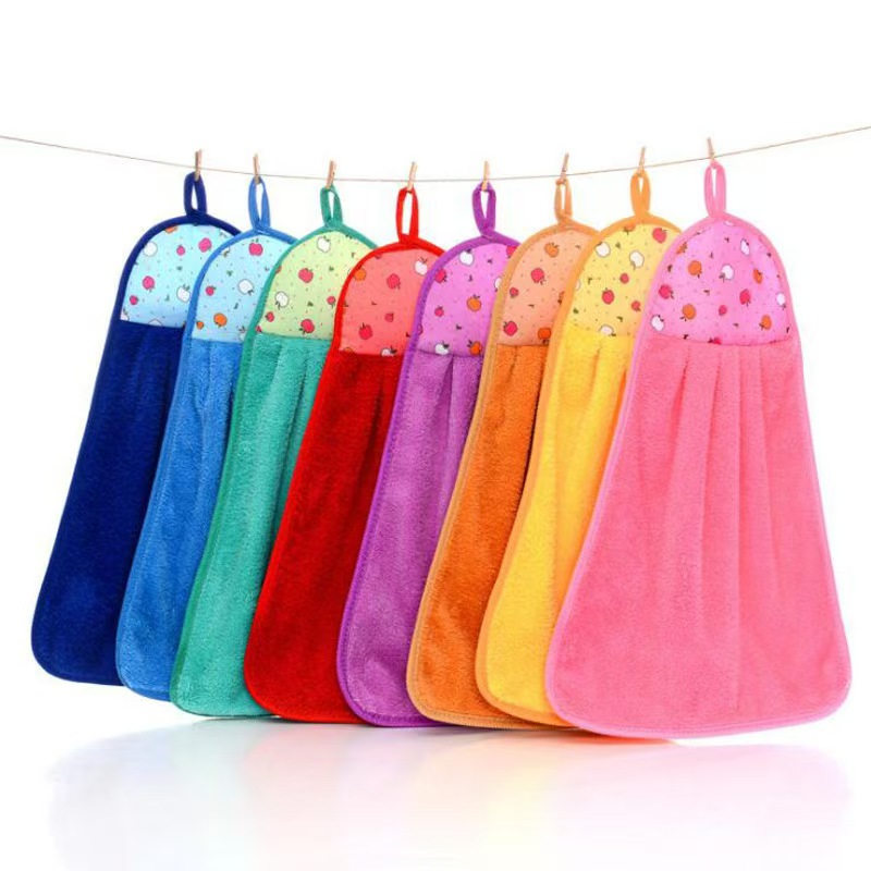 Home Bathroom Towels - Serviette à main suspendue super absorbante,
