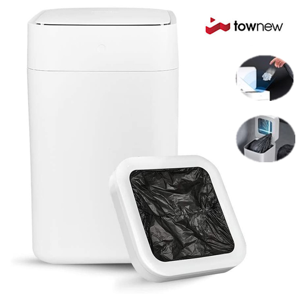Home Bathroom Trash Can - Townew T1S capteur intelligent poubelle de