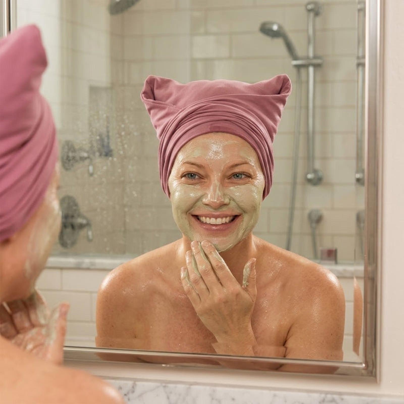Home Bathroom Towels - Serviette turban douce et absorbante anti-frisottis