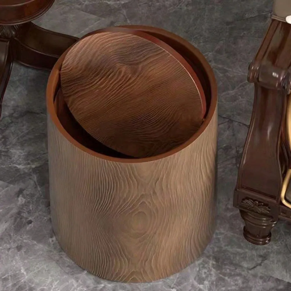 Poubelle rétro en plastique Pp - Home Bathroom Trash Can avis et prix