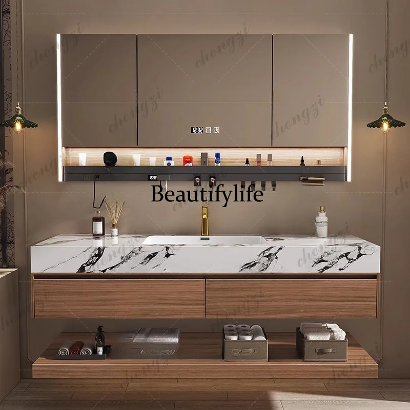 Meuble de salle de bain M02 en - Home Bathroom Vanity Combo avis et prix