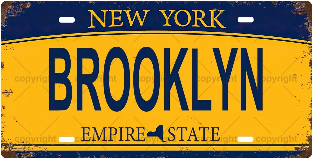 BROOKLYN Plaque en métal vinta - Home Bathroom Sign avis et prix