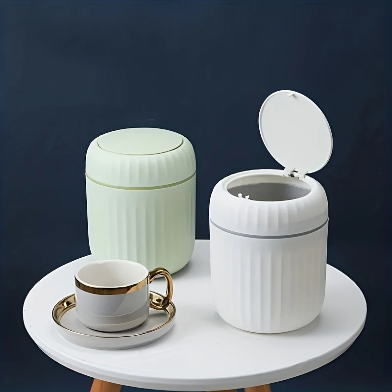Mini poubelle de bureau avec c - Home Bathroom Trash Can avis et prix