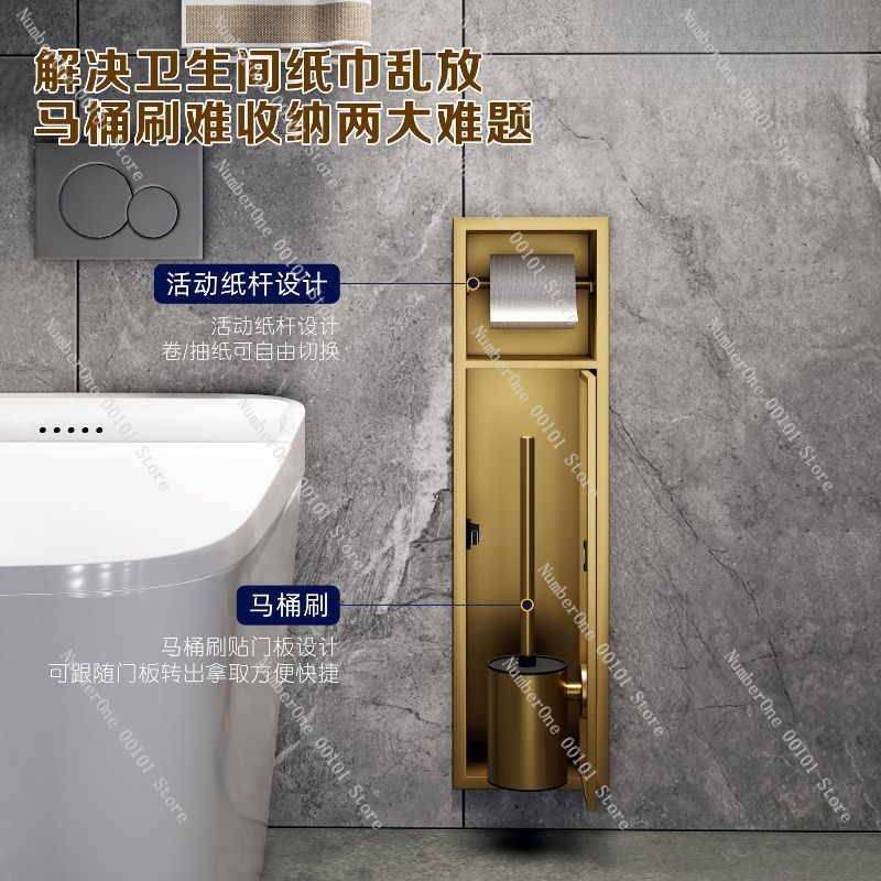 Support mural en acier inoxyda - Toilet Paper Holder avis et prix