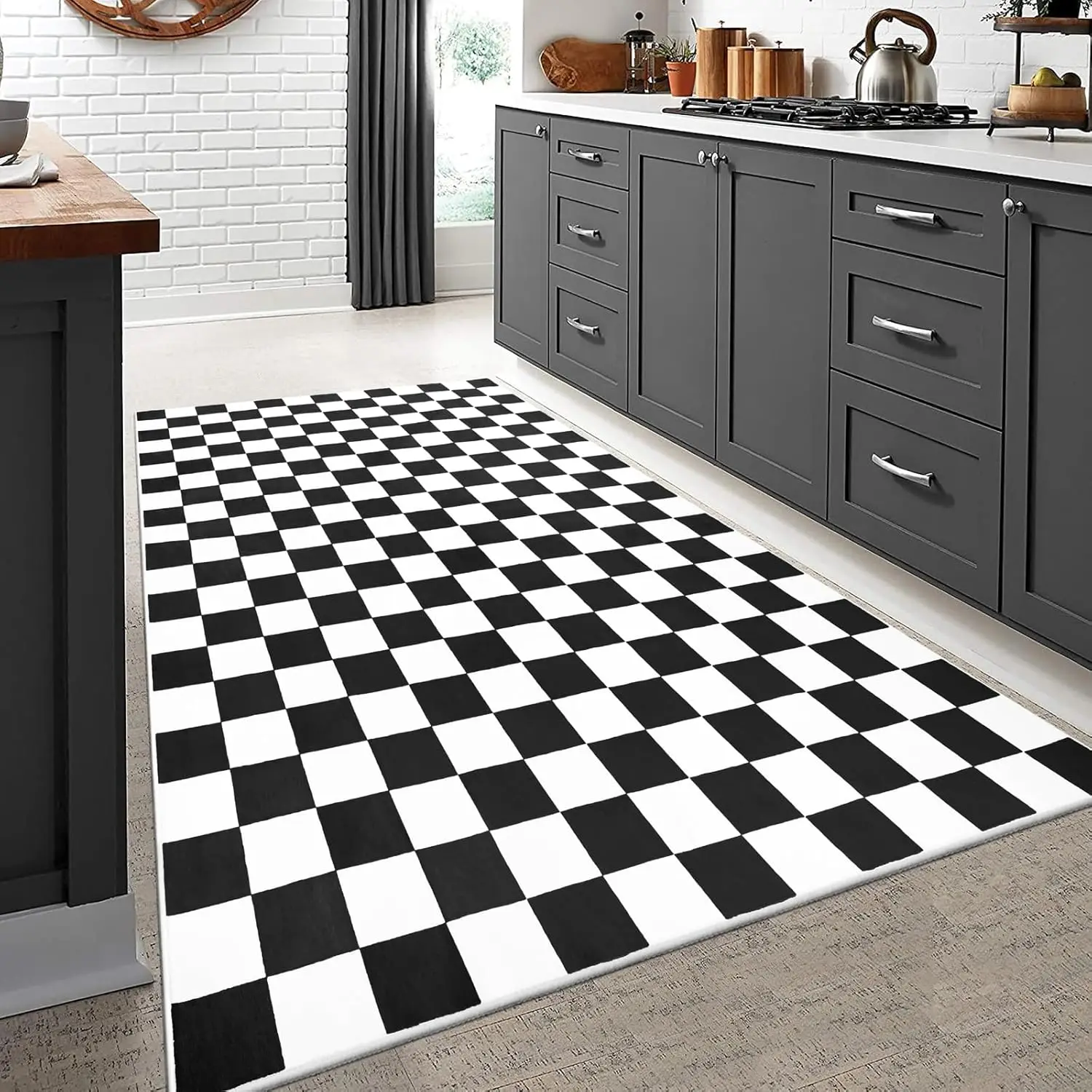 Tapis à motif damier, différen - Japanese Home Bathroom Design avis et prix