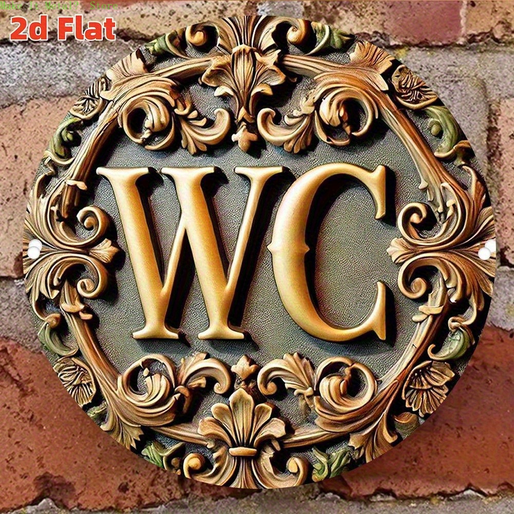 Panneau de salle de bain 2D pl - Home Bathroom Sign avis et prix