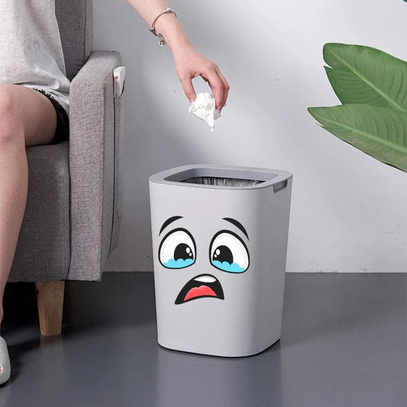 Autocollants amovibles pour po - Home Bathroom Trash Can avis et prix